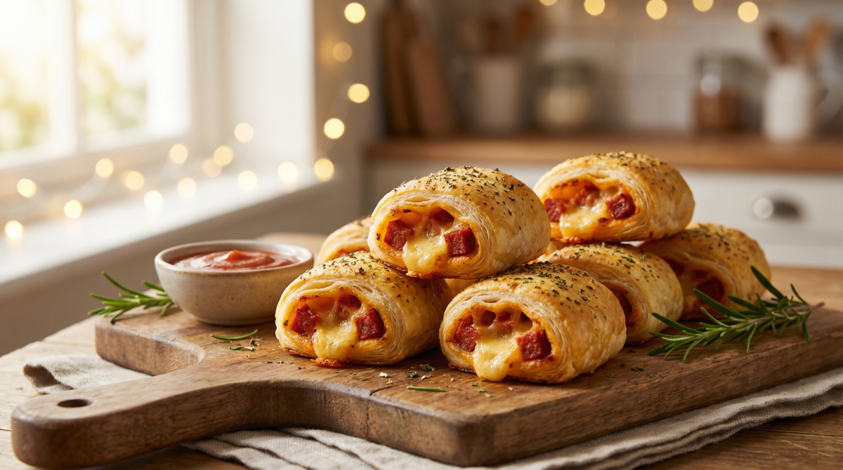 Ces roulés au chorizo vont voler la vedette à Noël : impossible d’en laisser un seul sur la table ! – roulés au chorizo