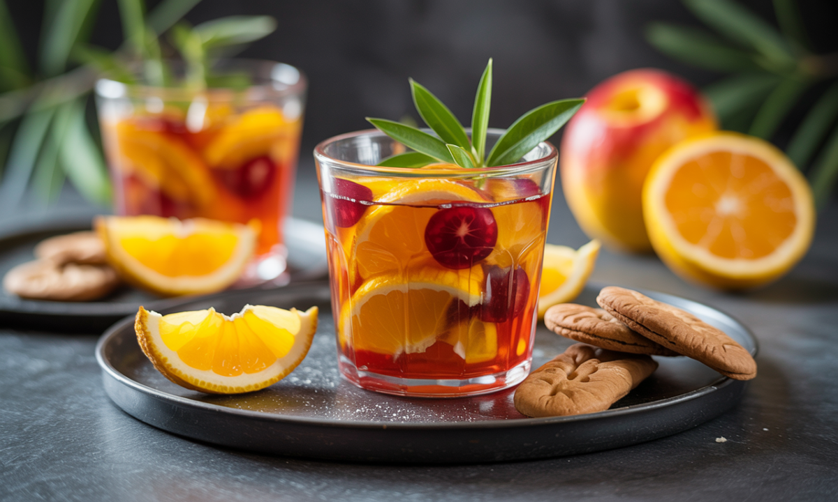 découvrez une compotée d’agrumes savoureuse, accompagnée d’un biscuit croquant aux amandes et relevée par le sucre de pin candélabre pour une touche gourmande et originale.