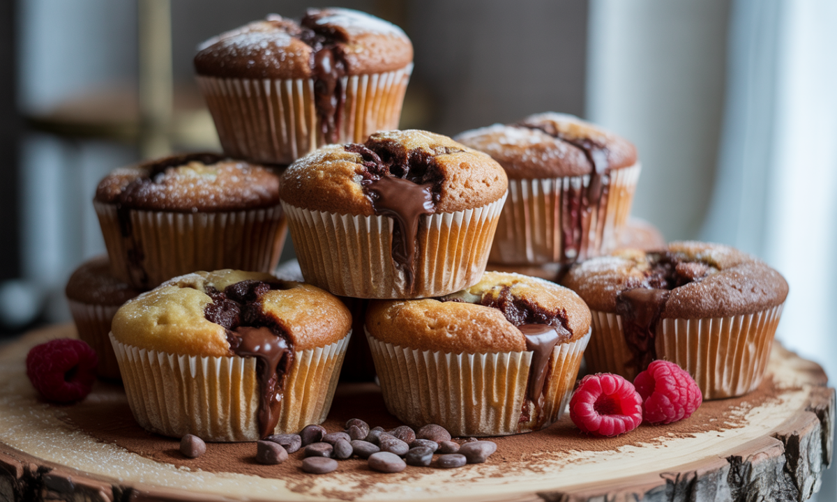 découvrez nos muffins au chocolat, croustillants à l'extérieur et fondants à l'intérieur, parfaits pour réchauffer vos froides journées d'hiver avec une douceur irrésistible.