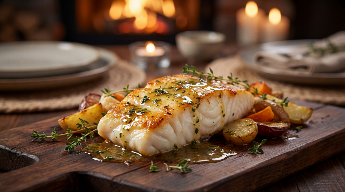 Il ressemble au cabillaud, coûte deux fois moins cher et s’invite avec élégance sur les tables de réveillon les plus chics