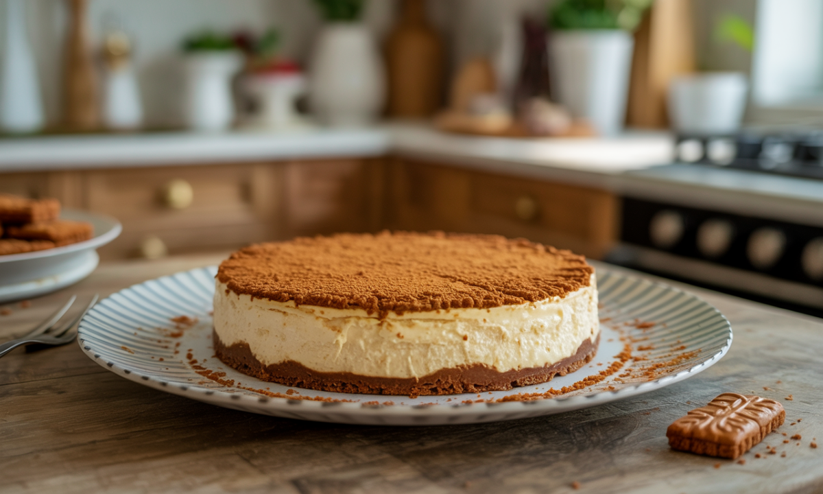 découvrez la recette secrète de philippe etchebest pour un cheesecake aux spéculoos à la saveur nostalgique, prêt en seulement 10 minutes. un dessert facile et délicieux qui ravira vos papilles !