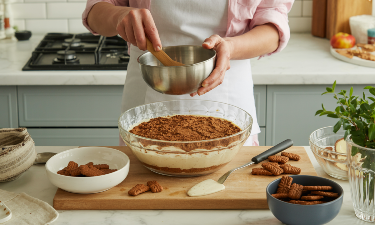 découvrez la recette secrète de philippe etchebest pour un cheesecake aux spéculoos à la saveur nostalgique, prêt en seulement 10 minutes. un dessert gourmand et facile à réaliser !