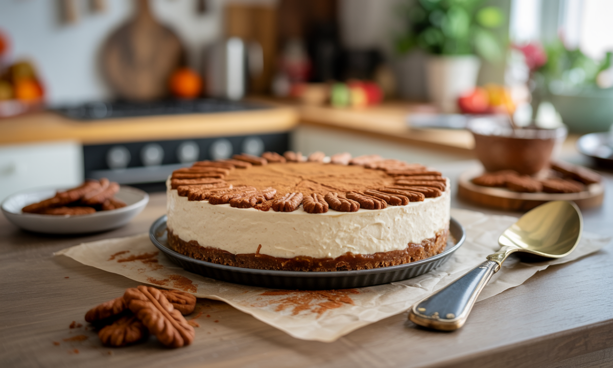 découvrez la recette secrète de philippe etchebest pour un cheesecake aux spéculoos, à la saveur nostalgique et prêt en seulement 10 minutes. un dessert gourmand et rapide à réaliser !