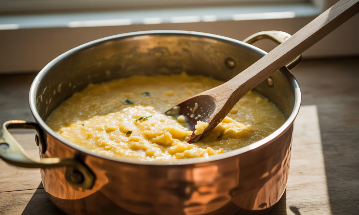 découvrez notre recette ultra gourmande de légumes dorés accompagnés d'une polenta crémeuse au parmesan, parfaite pour réchauffer vos soirées d'automne avec saveur et douceur.