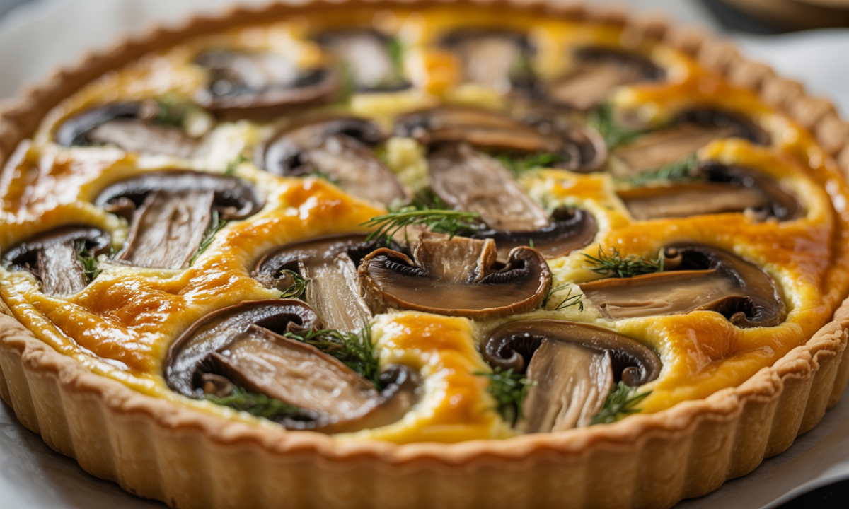 découvrez la quiche forestière, une délicieuse harmonie de champignons tendres, crème onctueuse et pâte croustillante, parfaite pour savourer les saveurs authentiques de l'automne.