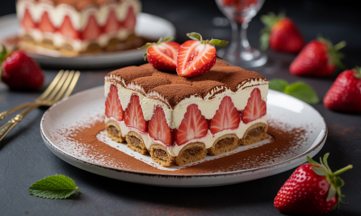 découvrez notre tiramisu aux fraises, une douceur estivale légère et fruitée qui ravira tous les gourmands avec sa fraîcheur et son goût unique.
