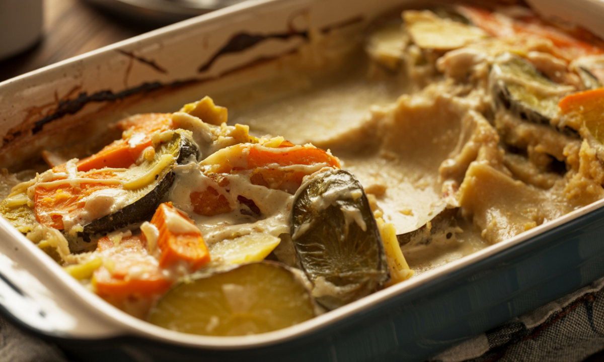 découvrez notre gratin d'automne savoureux, préparé avec 3 légumes frais, une touche de crème onctueuse, et prêt en un rien de temps pour régaler toute la famille.