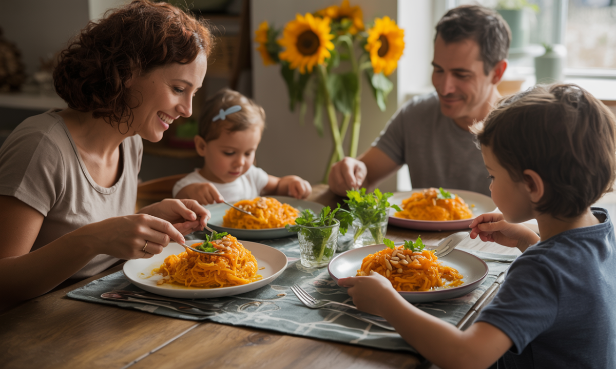 découvrez une recette crémeuse et irrésistible qui ne contient pas de spaghetti, mais rivalise parfaitement avec les meilleures pâtes pour un repas savoureux et original.