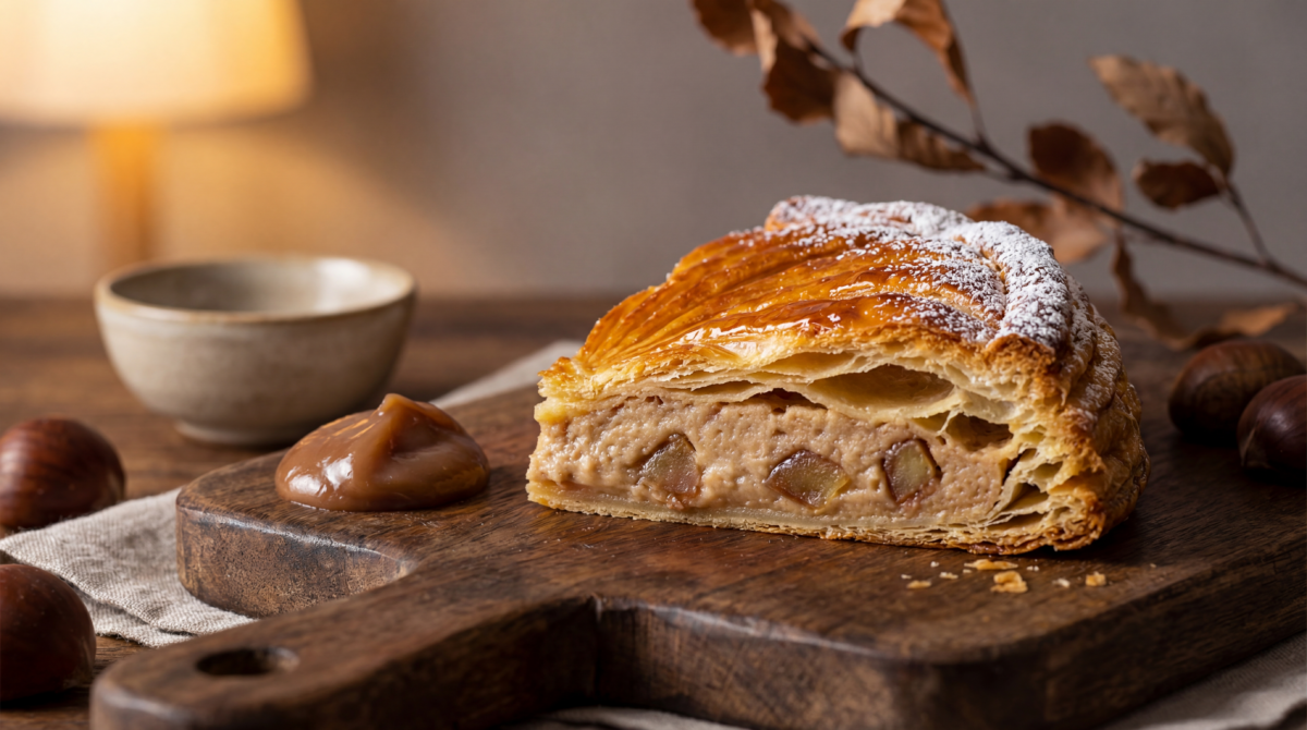 Galette des rois à la crème de marrons, douce tentation d’hiver