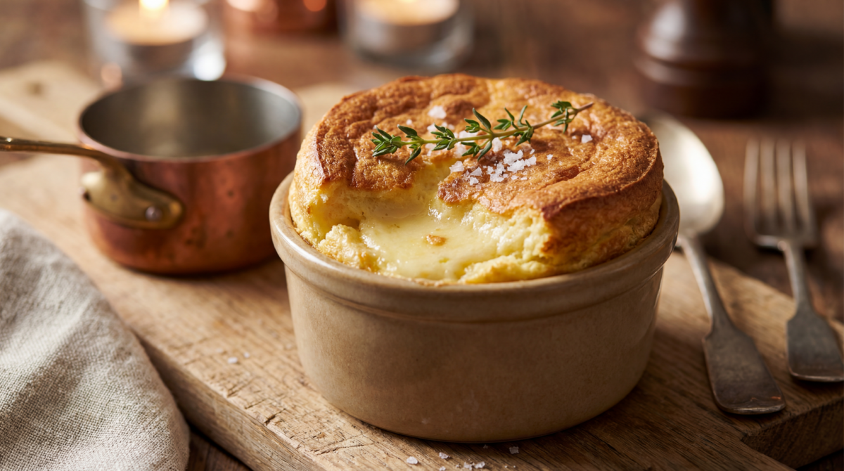 Soufflé au comté tout doré, simple et qui ne retombe pas