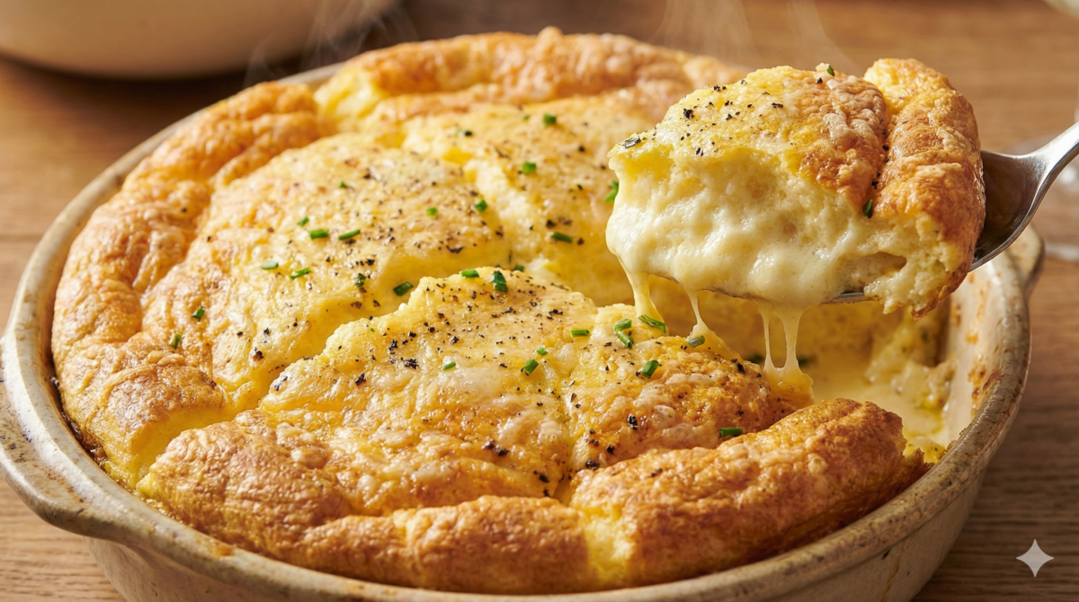 Aérienne, dorée, inratable : l’omelette soufflée au comté qui gonfle comme un nuage en 15 minutes