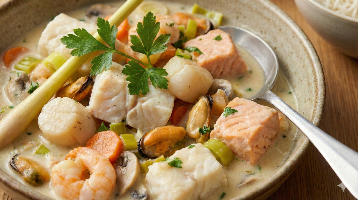 Onctueuse, fondante, réconfortante : la blanquette de la mer qui transforme un dîner simple en vrai plat maison