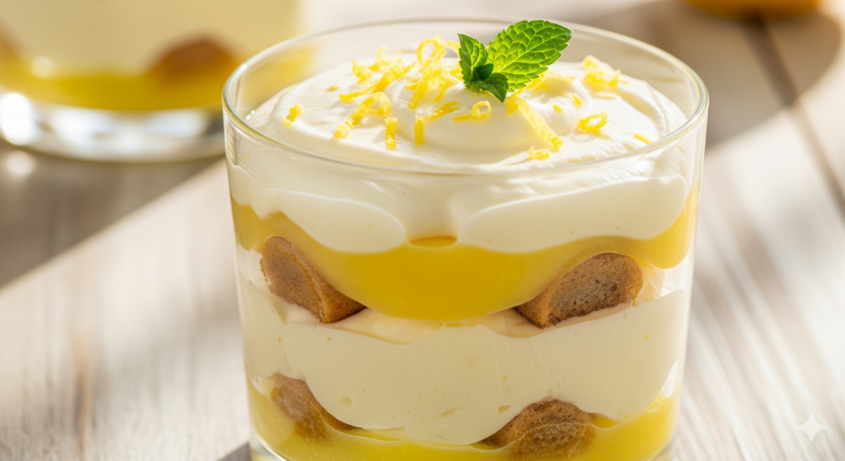 Tiramisu à la crème de citron et limoncello : le dessert lumineux qui réveille la fin de repas